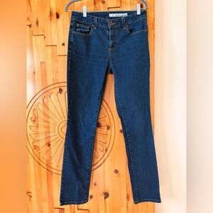 DKNY Straight Leg Jeans in Dark Blue Wash